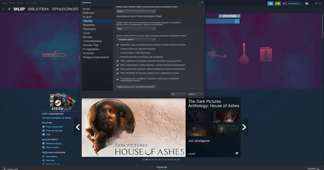 Jak zmienić język na Steam bezproblemowo - zmiana Steam i gier w 7 minut