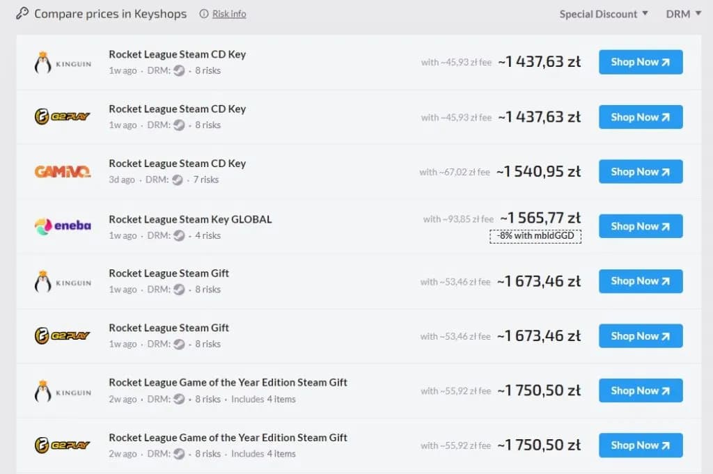 Ile kosztuje Rocket League na Steam - aktualne ceny i promocje w sklepie