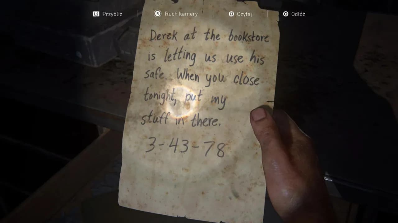 Kod do sejfu w The Last of Us: Gdzie szukać? Kompletny poradnik